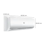 Haier HSU13C-TQS3BN-INV Clean Cool Plus 7 in 1 Convertible 1 Ton 3 Star Triple Inverter Plus Split AC with Anti Dust Filter, Copper Condenser,