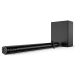 CELLECOR CBS-01 TUNEBAR 2.1 Channel Soundbar with 160W RMS Output, 80W Subwoofer, Bluetooth 5.3 & Matte Black Metal Grill - Black