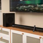 CELLECOR CBS-01 TUNEBAR 2.1 Channel Soundbar with 160W RMS Output, 80W Subwoofer, Bluetooth 5.3 & Matte Black Metal Grill - Black