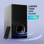 Panasonic SC-HTS400GWK 5.1 Ch Sound Bar with 3D Surround Sound 400W Dolby Digital Plus Tpuch Control (150W+50W*3,& 50W*2),BT 5.3, USB,HDMI ARC,Optical,Aux with Remote Control &Display