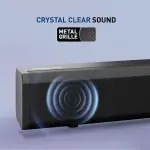 Panasonic SC-HTS400GWK 5.1 Ch Sound Bar with 3D Surround Sound 400W Dolby Digital Plus Tpuch Control (150W+50W*3,& 50W*2),BT 5.3, USB,HDMI ARC,Optical,Aux with Remote Control &Display