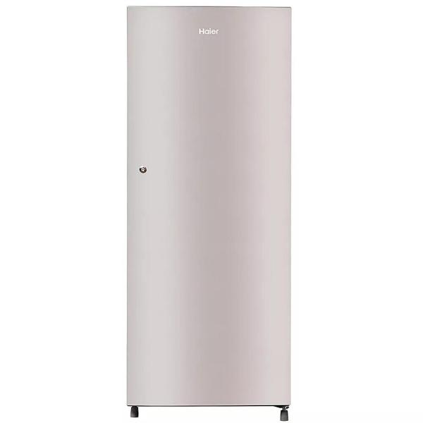 Haier HRD-2103BNS-P 190 Litres Single Door Direct Cool Refrigerator | One Hour Icing Technology | 3 Toughened Glass Shelves | Stabilizer Free Operation