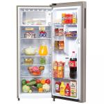 Haier HRD-2103BNS-P 190 Litres Single Door Direct Cool Refrigerator | One Hour Icing Technology | 3 Toughened Glass Shelves | Stabilizer Free Operation