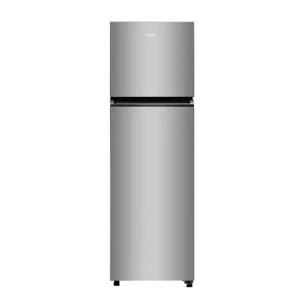 Haier HRF-3182IENS-P 268L Frost Free Double Door Refrigerator Flat Door Nickel Steel 2 Star
