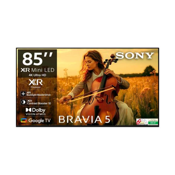 Sony 215 cm (85 inches) K-85XR55A BRAVIA 5 Series 4K Ultra HD Smart Mini LED Google TV
