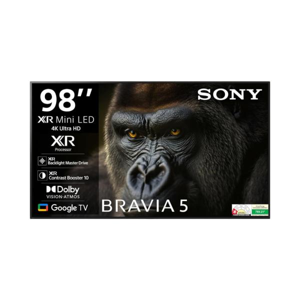 Sony 248 cm (98 inches) K-98XR55A BRAVIA 5 Series 4K Ultra HD Smart Mini LED Google TV
