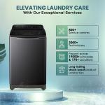 Haier HWM80-H678ES8 8 Kg Top load with In-Built Heater, Oceanus wave and Near Zero Pressure