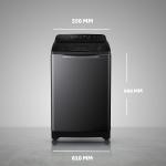 Haier HWM90-678ES8 9 kg 5 Star Fully Automatic Top Load Washing Machine (Air Dry, Dark Jade Silver)