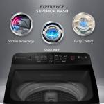 Haier HWM90-678ES8 9 kg 5 Star Fully Automatic Top Load Washing Machine (Air Dry, Dark Jade Silver)
